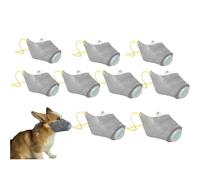 PPcdfre Masque respiratoire pour chien, masque anti-fumée pour chien, réutilisable, anti-poussière et anti-buée, anti-buée, anti-poussière, anti-fumée secondaire S