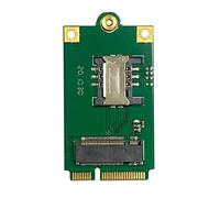 PPcdfre Ngff Carte adaptateur M.2 vers Mini Pci-E avec fente pour carte SIM pour L860- DW5820E DW5816E EM7455
