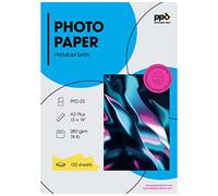 PPD 100 x A3+ Papier Photo Super Premium Satiné - Perlé, Jet d'Encre, 280g, Qualité Professionnelle 100 Feuilles, PPD-23-100