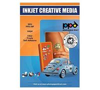PPD A4 x 10 Autocollants PREMIUM Semi-Transparent/Translucide, Personnalisé, Impression Jet d'Encre, Etiquettes Bouteilles et Bocaux PPD-39F-10