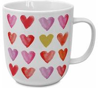 PPD Aquarell Hearts gold Single Mug, mug, tasse à thé, tasse à café, tasse à café, New Bone China, 400 ml, 164101460