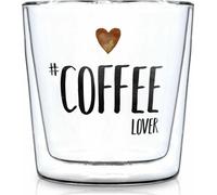 PPD Doublewall Coffee Lover verre tendance, verre à thé, verre à thé, tasse à thé, double paroi, 300 ml, 604256