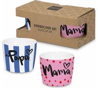 PPD Formart Mama+Papa Egg Cup Set, 2-tlg., Eierbecher, Eierhalter, New Bone China, 162403081