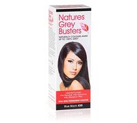 PPD gratuit pour cheveux - Bleu Noir Dye | sans Ammoniaque | sans Peroxides | le Moyen Naturel, sûr de couleur à votre Gris. (semi permanent Couleur) 70 ml