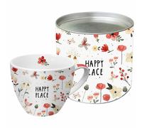 PPD Happy Place Big Mug, Mug, tasse, tasse à café, tasse à thé, en boîte cadeau, New Bone China, 450 ml, 164002577