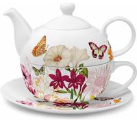PPD Illusion Tea4one Set, 3-tlg., Teetasse, Tasse, Teekanne, Kanne, Bone China, 450 ml, 160503003