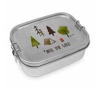 PPD Into The Wild Steel Lunch Box, Brotdose, Lunchbox, Vesperdose, Edelstahl, 900 ml, 604218
