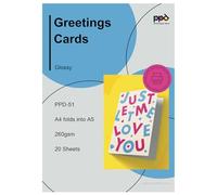 Design@Home Papier jet d'encre A4 Cartes de vœux 260 g (Brillant) 20 cartes