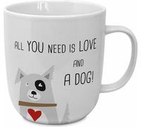 PPD Love and Dog Single Mug, mug, tasse à thé, tasse à café, tasse à café, New Bone China, 400 ml, 164101782