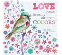 PPD Love Grows Servietten, 20 Stück, Tischservietten, Tissue, Bunt, 33 x 33 cm, 1331752