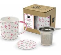 PPD Welcome T-Mug, tasse à thé, mug, tasse, avec passoire et couvercle, New Bone China, 350 ml, 160402240
