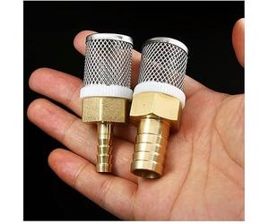 PpeiliL Kit de crépine de Tuyau bi-matière 1 pièce: Corps en Laiton et Maille en Acier Inoxydable 304 (6-19mm) for l'irrigation du Jardin(6mm)