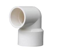 PpeiliL Raccord coudé réducteur à 90° en PVC - Connecteur de Tuyau sous Pression Durable for Jardin, Aquarium, plomberie, Bricolage(White,75x32mm)