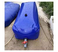 PpeiliL Réservoir d'eau Portable Pliable avec Valve, for Stockage d'eau d'urgence, résistance à la sécheresse et prévention des incendies.(500L/132Gal/1x1x0.5 m)