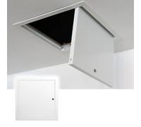 PpeiliL Serrure de Trappe d'inspection en Aluminium de qualité supérieure, 1 pièce - Panneau d'accès au Plafond Blanc for Un câblage et Un Entretien faciles(250x250mm)