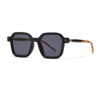 PPFVVTV Lunettes de soleil multicolores populaires pour femmes, mode punk, gris clair, lunettes de soleil pour hommes, lunettes UV400, C4Black, noir, taille unique