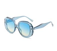 PPFVVTV Lunettes de soleil ovales classiques vintage à grande monture pour femmes et hommes, lunettes d