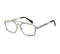 PPFVVTV Lunettes de soleil rétro de luxe en métal pour femmes, verres dégradés, UV400, style punk, tendance (argent)