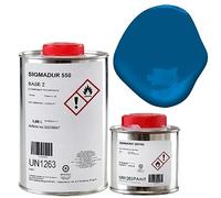 PPG Peinture de polyuréthane pour bateaux, yachts, kayaks BLEU 1L peinture anticorrosion, peinture de bain