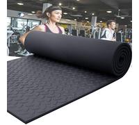 PPGE Home 1cm Epais Tapis Anti-Vibration Universel, Tapis Anti Bruit pour Tapis de Course, Efficacement Dinsonorisation, Tapis de Sol pour Vélo Elliptique et Autres Appareil Fitness 200×100 cm