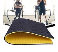 PPGE Home Tapis Anti Bruit Tapis Anti Vibration pour Tapis de Course Isolation PhoniqueTapis de Protection de Sol pour Tapis de Course, Appareils de Fitness B-200×100×2.5 cm