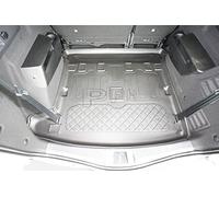 PPH Tapis de coffre caoutchouté pour Dacia Jogger 5 portes à partir de 2022 Découpe pour 3ème rangée de sièges