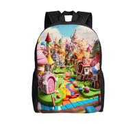 PPHGUT Candy Land Sac à dos léger à double bandoulière Unisexe