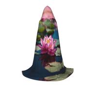 PPHGUT Cape à capuche avec imprimé Spirit of the Lotus pour Halloween, carnaval, cosplay, adolescents, enfants, adultes, thèmes de magicien