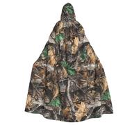 PPHGUT Cape à capuche unisexe avec imprimé camouflage d'arbre froid - Accessoire de costume pour carnaval, bal masqué, fête, cosplay