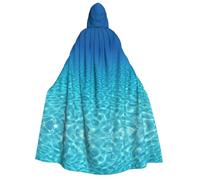 PPHGUT Cape à capuche unisexe avec imprimé paysage sous-marin pour cosplay, carnaval, fête, festival, accessoire d'extérieur