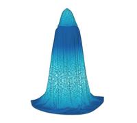 PPHGUT Cape à capuche unisexe avec imprimé paysage sous-marin tranquille pour cosplay, festival, carnaval, fêtes à thème