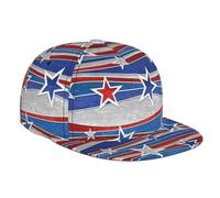 PPHGUT Casquette de baseball légère avec bandes d'étoiles patriotiques et bandes pour le jour de l'indépendance, casquette de sport en maille respirante, quatre saisons, polyvalente, noir