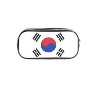 PPHGUT Drapeau de la République de Corée imprimé Transparent Papeterie Organisateur pour l'école, les voyages, le bureau, le travail, le sport