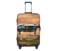 PPHGUT Housse de protection élastique pour valise de voyage imperméable et légère Motif avions de chasse, blanc, XL, Organiseur de sac