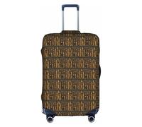 PPHGUT Housse de protection élastique universelle pour valise de voyage Motif hiéroglyphes égyptiens antiques imperméable et léger, blanc, M, Organiseur de sac