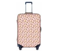 PPHGUT Housse de protection élastique universelle pour valise de voyage Motif paresseux mignon imperméable et léger, blanc, L, Organiseur de sac