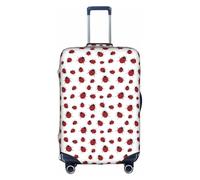 PPHGUT Housse de protection élastique universelle pour valise, motif coccinelle, imperméable, légère, blanc, M, Organiseur de sac