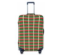 PPHGUT Housse de protection élastique universelle pour valise, voyage, quotidien, affaires, vacances avec drapeau de la République tchétchène, Noir , XL, Bagage à main