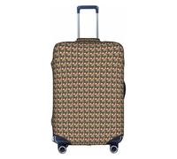 PPHGUT Housse de protection universelle pour valise de voyage élastique imperméable et légère Motif zoo de kangourou, blanc, S, Organiseur de sac