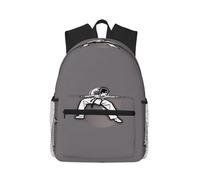 PPHGUT Karate-Highkick-Icon Print Sac à dos décontracté léger pour voyage, aventures en plein air, camping, double sac à bandoulière