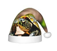 PPHGUT Lord Howe Island Chapeau de Noël unisexe imprimé tortue de mer Décoration saisonnière