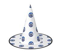 PPHGUT Mauvais yeux. Chapeau de sorcière d'Halloween à large bord pliable pour fêtes, événements et jeux de rôle