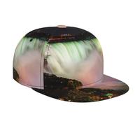 PPHGUT Niagara Falls Casquette de baseball légère imprimée Casquette de sport en maille respirante Quatre saisons Usage polyvalent Noir