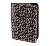 PPHGUT Passeport léger pour homme et femme Motif bouledogues anglais, Noir , Taille unique