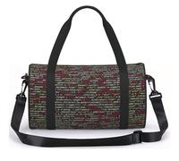 PPHGUT Programmeur Programmer Code Print Sac fourre-tout de sport unisexe Sac à dos de vacances polyvalent Voyage Weekend Commutes