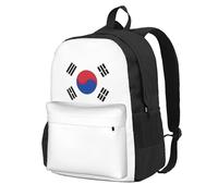 PPHGUT Sac à dos de grande capacité avec drapeau de la République de Corée - Résistant à l'eau - Pour les amateurs de plein air
