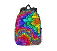 PPHGUT Sac à dos élégant avec imprimé aux couleurs vives, sac à dos de voyage, école, compartiment pour ordinateur portable, usage quotidien