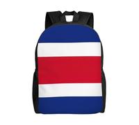 PPHGUT Sac à dos léger à double bandoulière avec imprimé drapeau du Costa Rica Unisexe