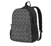 PPHGUT Sac à dos rétro Cool Camera Collection Impression Grande capacité Sac à dos pour adulte Résistant à l'eau Sac à dos pour amateurs de plein air