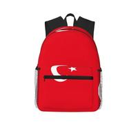 PPHGUT Sac à dos unisexe avec imprimé drapeau de la Turquie - Léger et polyvalent - Pour voyage, randonnée, trajets quotidiens